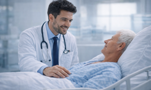 patient and doctor